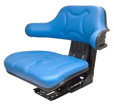 Suspension Tractor Seat Blue